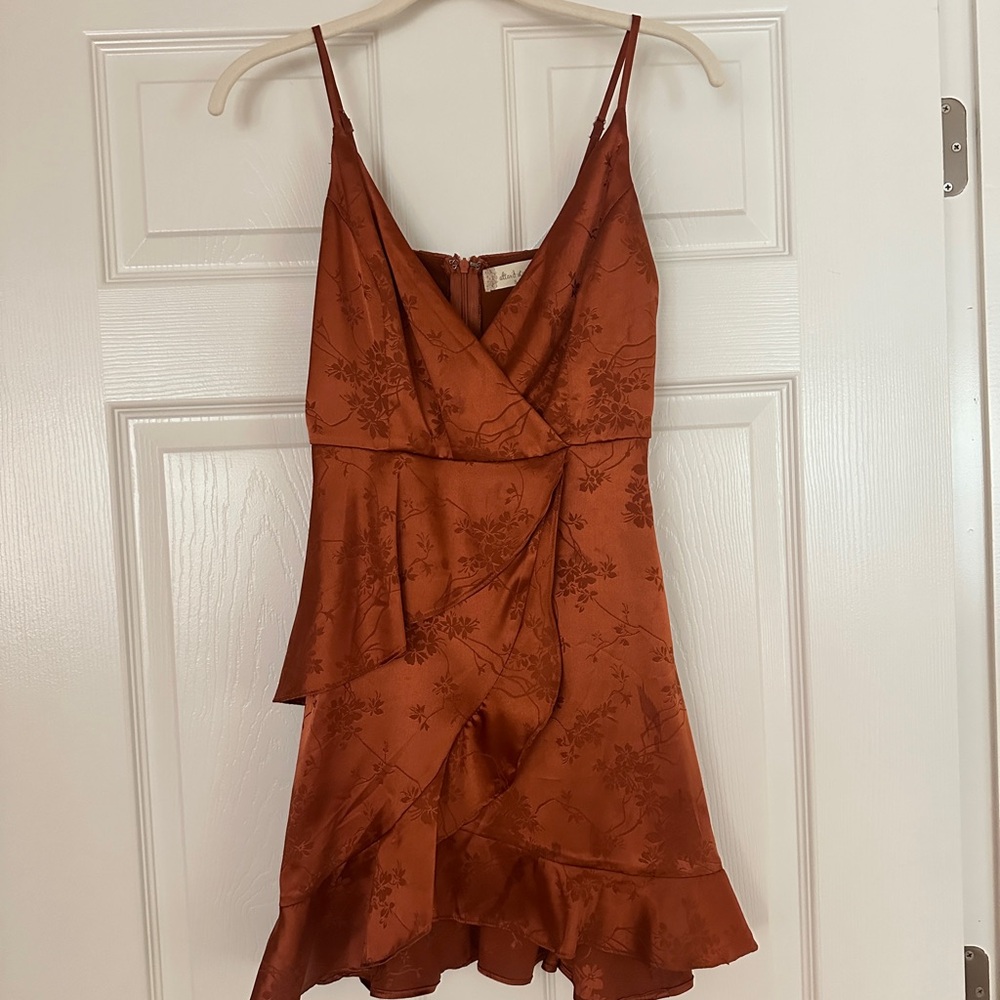 Altar'd State Terracotta Wrap Dress